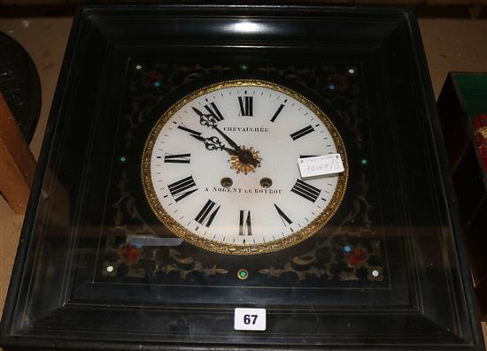 French 19th century vineyard clock